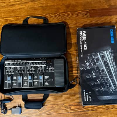 BOSS ME-90 Multi-Effects Processor with BOSS CB-BM-M Carrying Case and PSA-120S Power Supply image 1