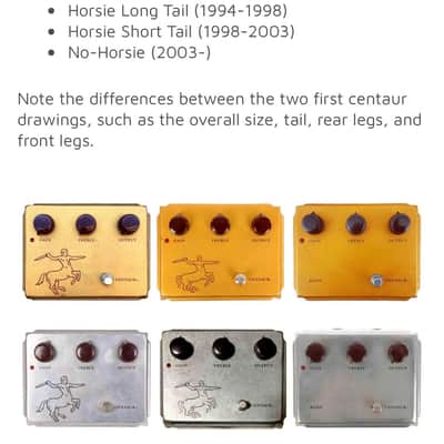Klon Centaur Professional Overdrive (Horsie) 1994 - 2008 - Gold image 13