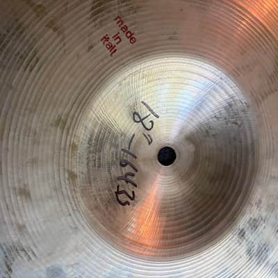 Restored Sabian 18” B20 Crash/Ride made in Italy 1982 - Traditional image 7