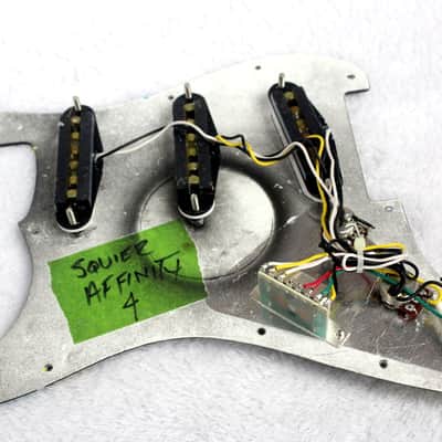 Custom Splat Painted Fender Squier  Affinity Strat Loaded Pickguard (11 Hole) image 4