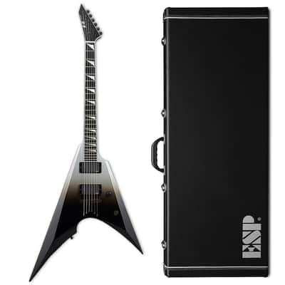 ESP E-II Arrow NT Black Silver Fade Electric Guitar + Case B-Stock Stoptail image 1