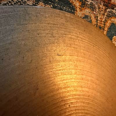 RARE 1950s Vintage ZILDJIAN Paperthin 12” Hihats Hand Hammered Light AIRY Whispy! 484 538 g image 3