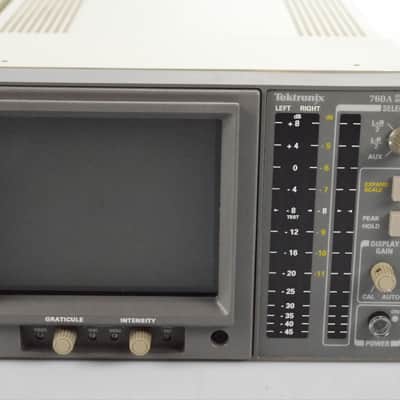 Tektronix 760A Stereo Audio Monitor Oscilloscope 760 A Rack Rackmount #32102 image 4