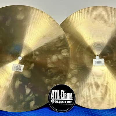 Zildjian 14" A Series New Beat Hi-Hat Cymbals (Pair) 2013 - Present - Traditional - NOS- 916 Grams Top / 1379 Grams Bottom image 6