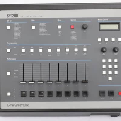 Vintage E-mu SP-1200 Sampling Drum Machine Sampler Black Reissue #42750 image 2