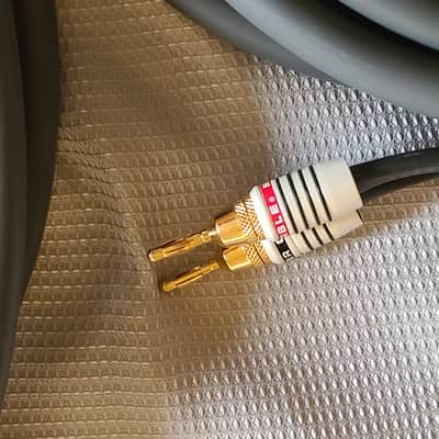 Monster Cable m1.4s biwire pair speaker cable 15ft w/ free banana plugs image 11