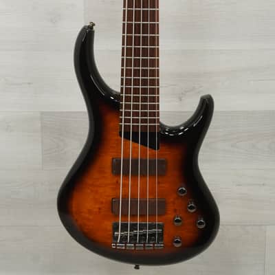 Used Mtd Kingston Z5 Bass Guitar Tobacco Sunburst 5-String image 1