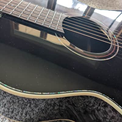 Alvarez MF70 Masterworks Diamond 60th Anniversary Limited-Edition Folk-OM Acoustic Guitar 2020s - Black image 8