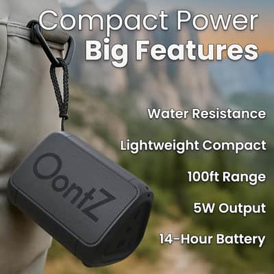 Compact Wireless Bluetooth Speaker, Portable Mini Speaker with 14-Hour Battery Life for Home, Travel & Outdoor Listening image 2