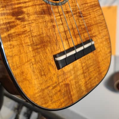 kaifen hawaiian koa pineapple custom soprano ukulele image 3