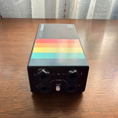 Walrus Audio Canvas Stereo Dual Line Isolator Direct Box 2022 - Present - Black w/ Rainbow Graphic image 5