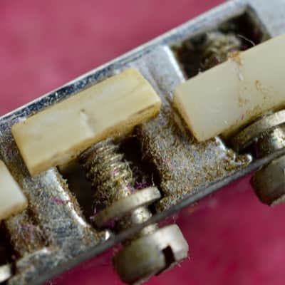 Vintage Gibson 1960's ABR-1 Chrome Bridge Patent Number Nylon Saddles ES-335 SG Standard image 7