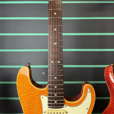 Fender Aerodyne Special 100DMC Flame Amber 2006-08 Electric Guitar image 6