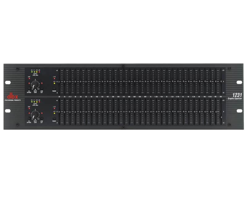 DBX 1231 Dual Channel 31-Band Graphic Equalizer Switchable ±6 or ±15 dB 3U EQ image 1