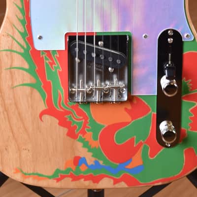 Fender Jimmy Page Telecaster Artist Series Dragon Natural image 11