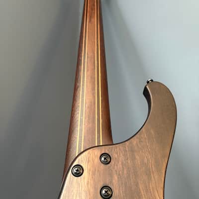 Ibanez EHB1505MS Bass Guitar, 5 String, Mahogany Body, Panga Panga Neck & Fingerboard - Black Ice Flat image 12