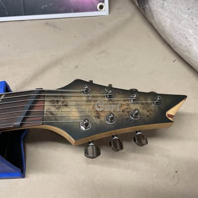 Cort KX Series KX500MS 7-string Multi-scale Guitar 2019 Dust Black image 11