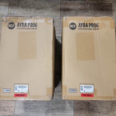 JBL RCF Ayra Pro 6 Powered Studio Monitors (Pair) 240 W Peak, 120 W RMS image 2