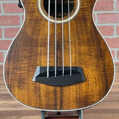 Kala Solid Hawaiian Koa Top Acoustic-Electric U-Bass image 6