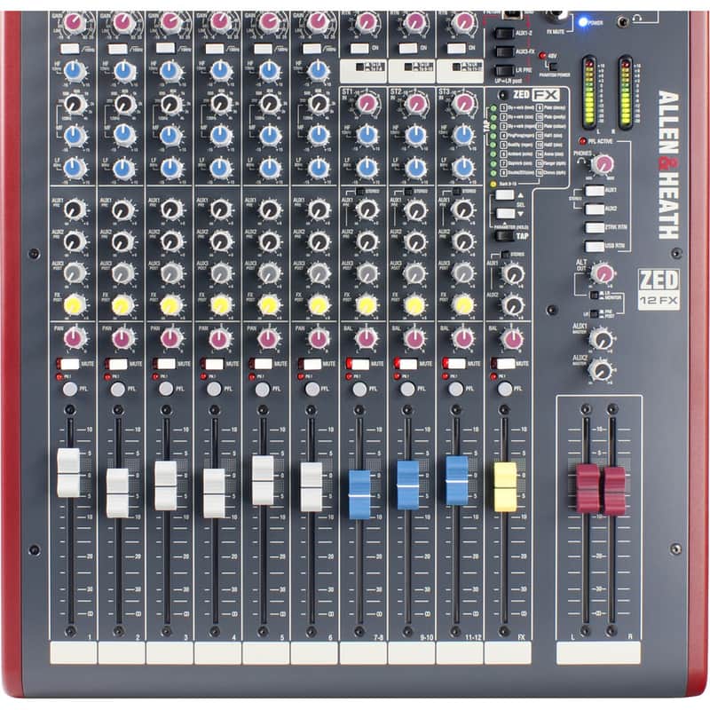 Allen & Heath ZED-12FX 12-Channel Analog Live Mixer image 1