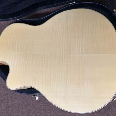 LUNA Muse Grand Auditorium Cutaway acoustic electric 12-String GUITAR w/ Hard Case image 5