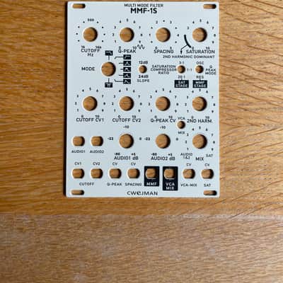 Cwejman MMF-1S Multi Mode Filter 2025 - Matte Black & Eggshell image 2