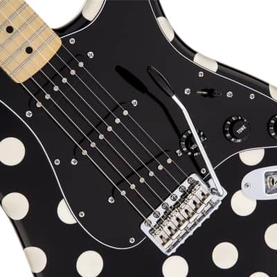 Fender Buddy Guy Standard Stratocaster Electric Guitar Maple FB, Polka Dot Finish image 9