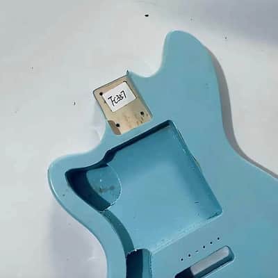 Light Blue Jazzmaster Style Left Hand Guitar Basswood Body image 5