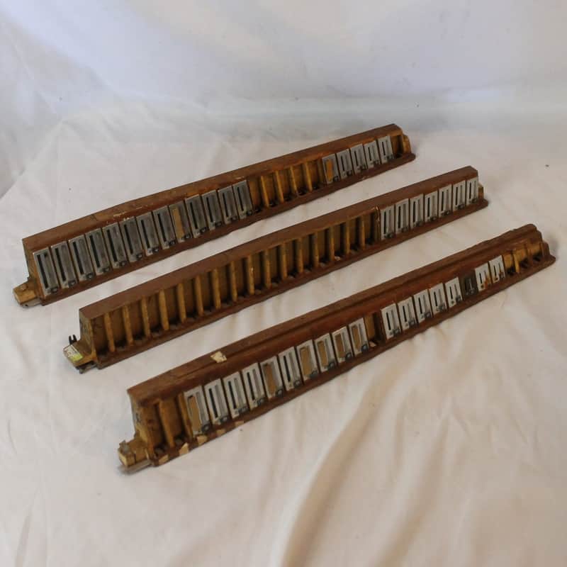 Accordion Part - Lot of 3 Treble Reed Blocks for Piano Accordion LMH Incomplete image 1