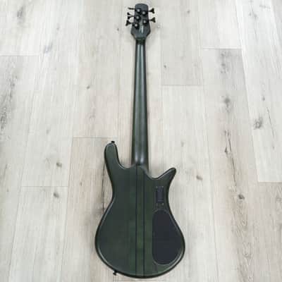 Spector NS Dimension 5 Multi-Scale 5-String Left-Handed Bass, Haunted Moss Matte image 5