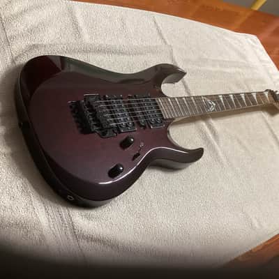 Cort X-6 VPR 90’s - Red/Crimson Snakeskin image 3