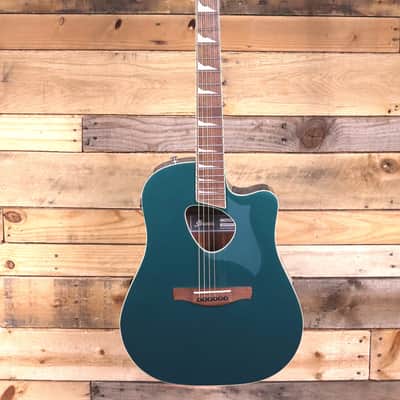 Ibanez ALT30 Acoustic/Electric Guitar Jungle Green Metallic image 4