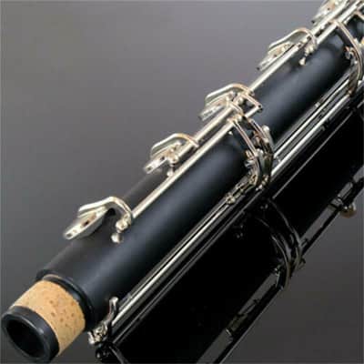 Professional Level Bakelite Body Nickel Plated LOW C Bass Clarinet image 2
