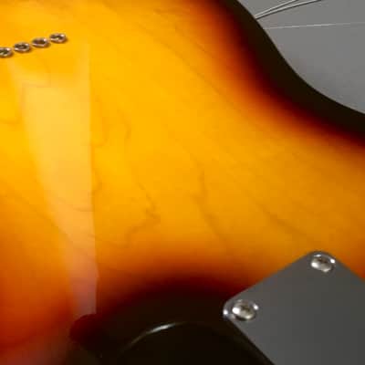 Lefty Fender Standard Telecaster 3 Tone Sunburst Tele Body Natural Relic Custom Build Project image 19