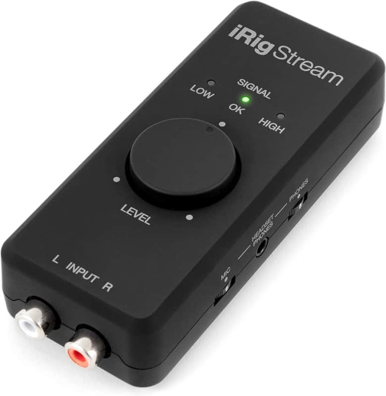 IK Multimedia iRig Stream Ultra-Compact USB Audio Interface Black image 1