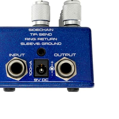 Empress Bass Compressor Bass Effects Pedal, Blue Sparkle image 2
