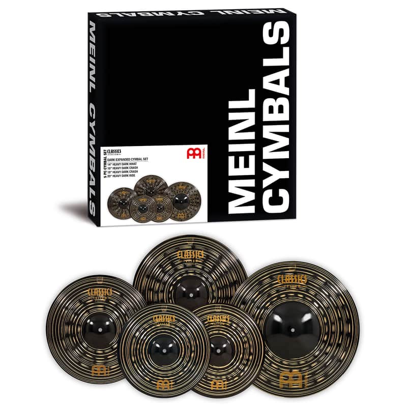Meinl Classics Custom Dark CCD-CS4 Expanded Cymbal Set image 1