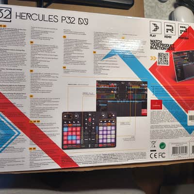 Hercules P32 USB DJ Controller 2010s - Black image 3