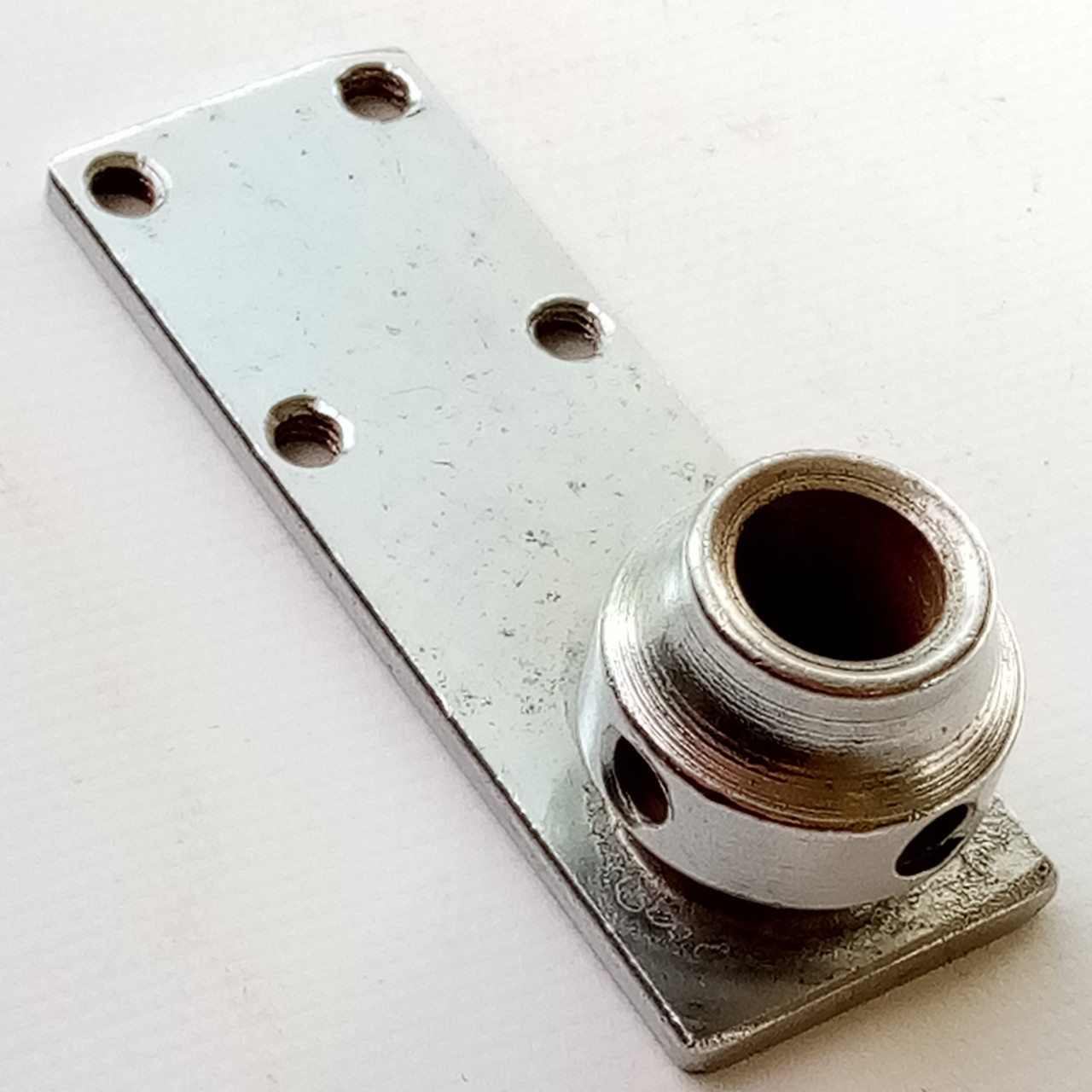Rogers #282R Adjustable Wood Block Attachment Mount Hex/Round Rod Vintage 60s US — main photograph