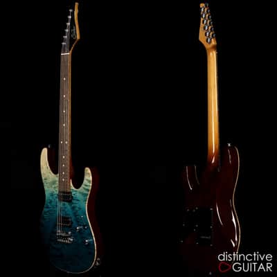 Suhr Modern Set-Neck LE - Teal Fade image 8