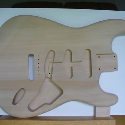 Exotic '62 S-Style Quarter Sawn American Sycamore Guitar Body for Strat® Neck Natural made in USA image 1