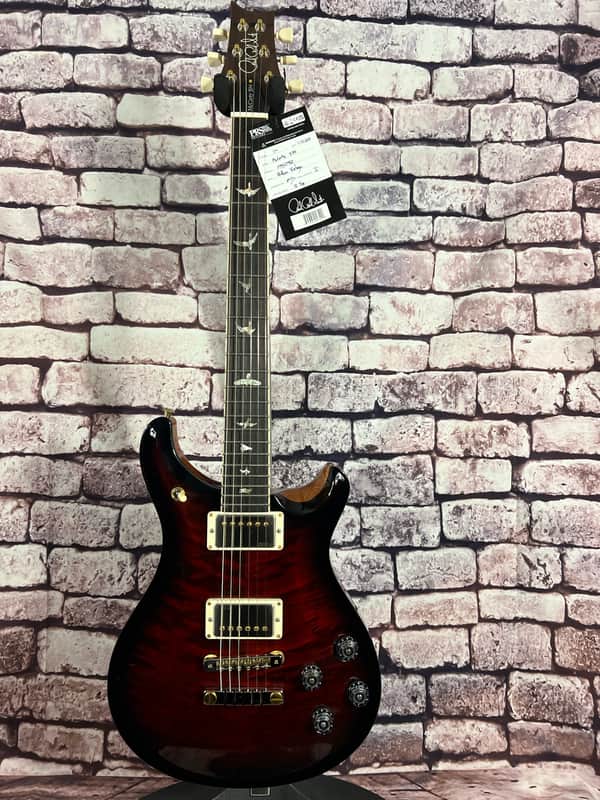 PRS McCarty 594 10-Top - Fire Red Burst NAT BACK image 1