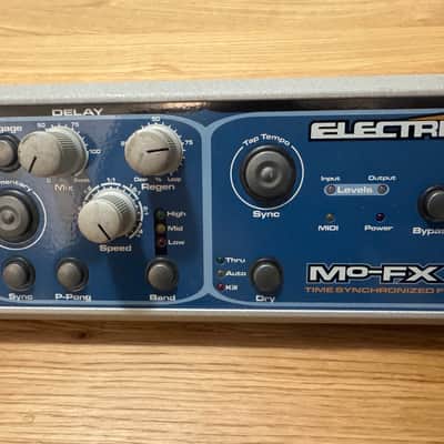 Electrix Mo-FX Time Synchronized Effects Unit 2000s - Blue image 4