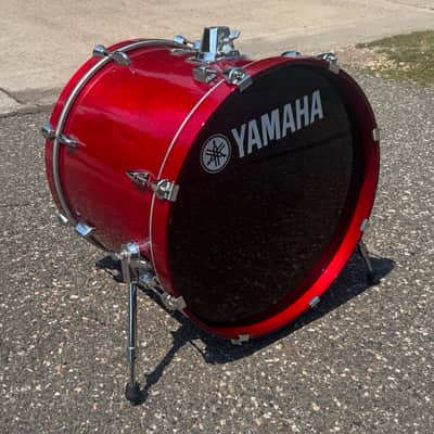 Yamaha BBD-620U Stage Custom Birch 20x17" Bass Drum 2009 - 2014 - Cranberry Red image 1