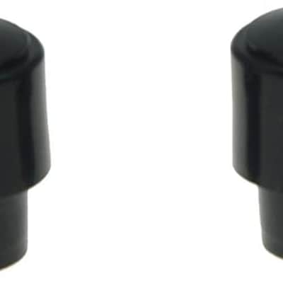 Pack of 2 Black Barrel Switch Tip 3 Way or 4 Way Pickup Selector Switch Knobs for USA Tele/Telecaster image 2