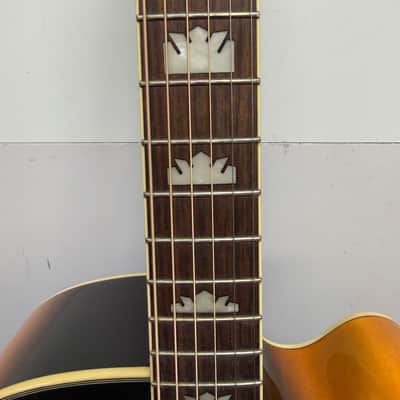 Used Epiphone EJ-200CE VS Super Jumbo Acoustic Electric Guitar Vintage Sunburst with Case 2011 image 7