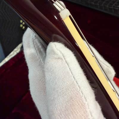 Video! 2016 Gibson Custom Shop Crimson Division Ultima '58 Explorer Custom w/ Flame Inlay on Neck,Flame Top and Binding image 21