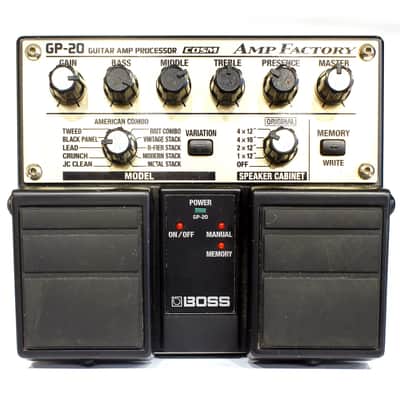 BOSS GP-20 ギターアンププロセッサー Boss GP-20 Amp Factory | Reverb