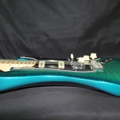 Fender  American Showcase QMT Stratocaster FSR 2020 Aqua Marine Metallic w/ HSC image 8