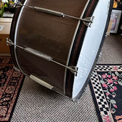 Vintage 1960's Ludwig 30" Marching Bass Drum - NICE! imagen 2
